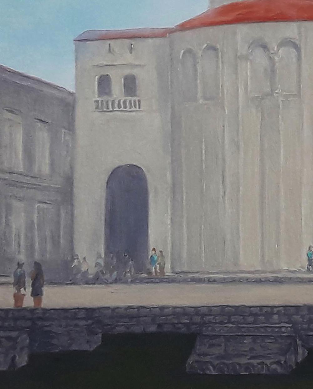Oil painting of Church of St. Donatus by Vasily Korkishko