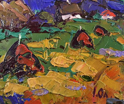 Oil painting Evening coolness before the rain by Oleksiy Ivanyuk