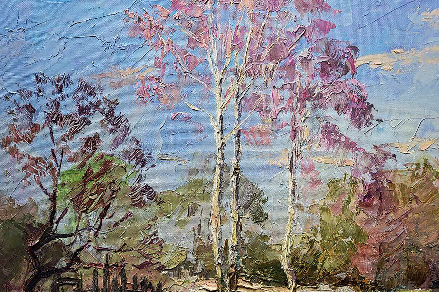 Oil painting Outskirts Serdyuk Boris Petrovich