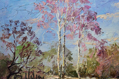 Oil painting Outskirts Serdyuk Boris Petrovich