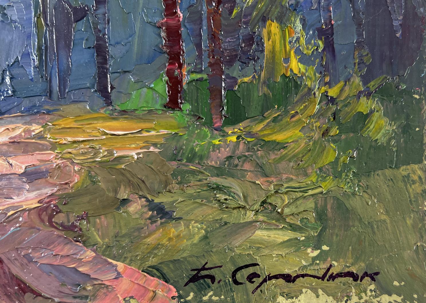Oil painting The Silence of the Summer Forest by Boris Serdyuk