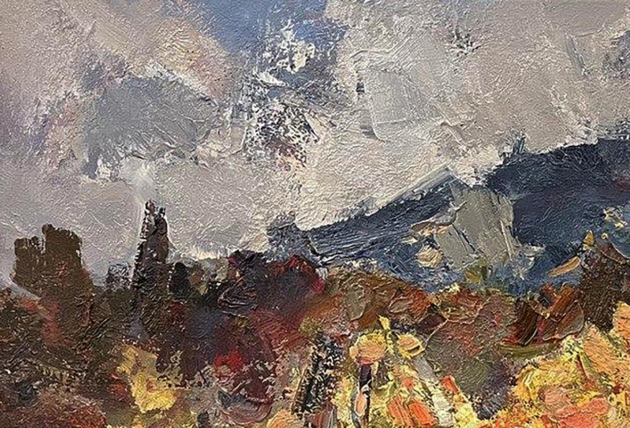 Oil painting Mountain Landscape Arsen Rustamov