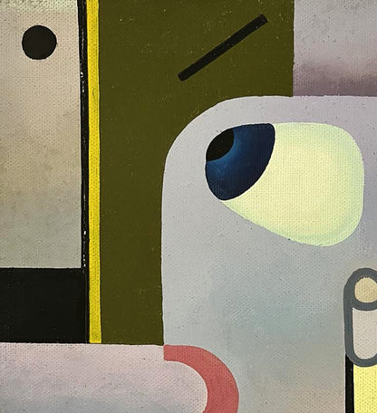 Stylized abstract eye oil painting Thoughts on the important Ihor Safonov