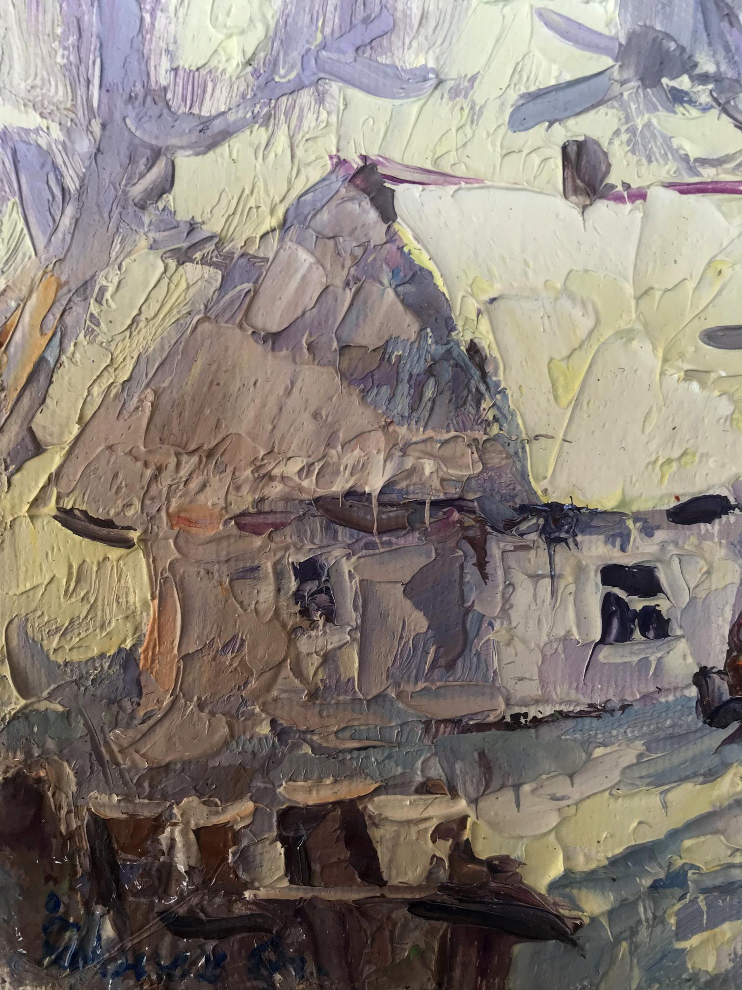 Winter Village landscape 