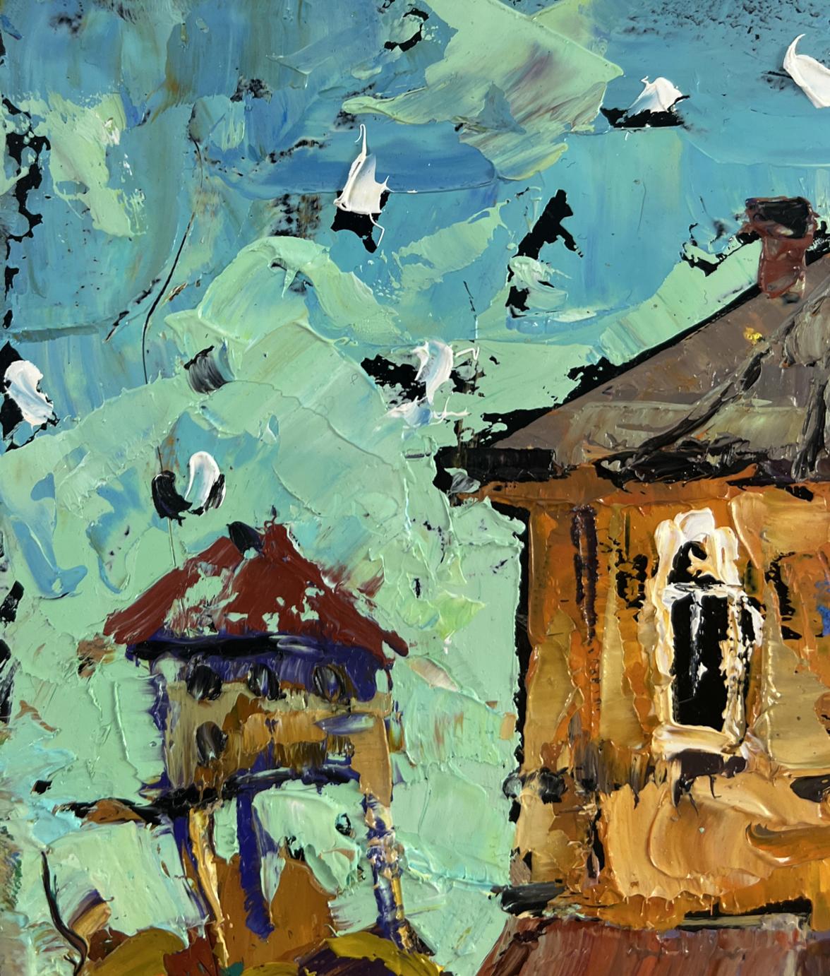 Impasto oil painting Winds and sun of summer by Oksana Ivanyuk