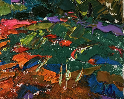 Vibrant Evening in the Forest oil painting by Oleksiy Ivanyuk