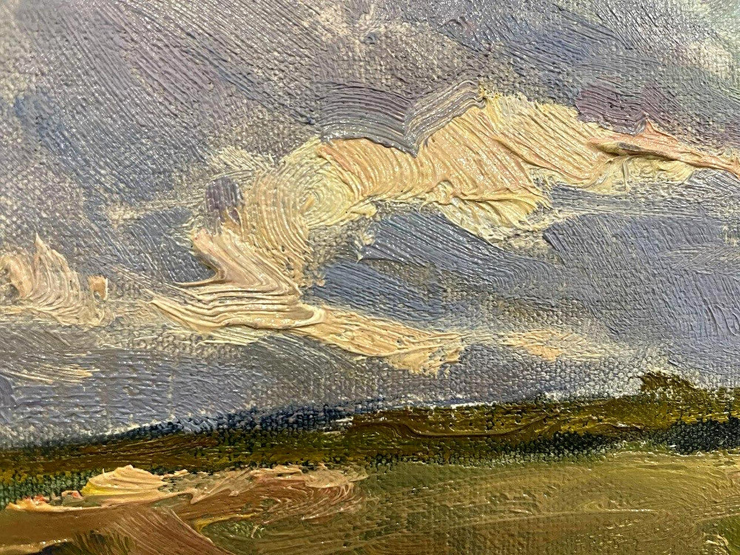 Oil painting Rural Nature Landscape Oleksandr Andreev