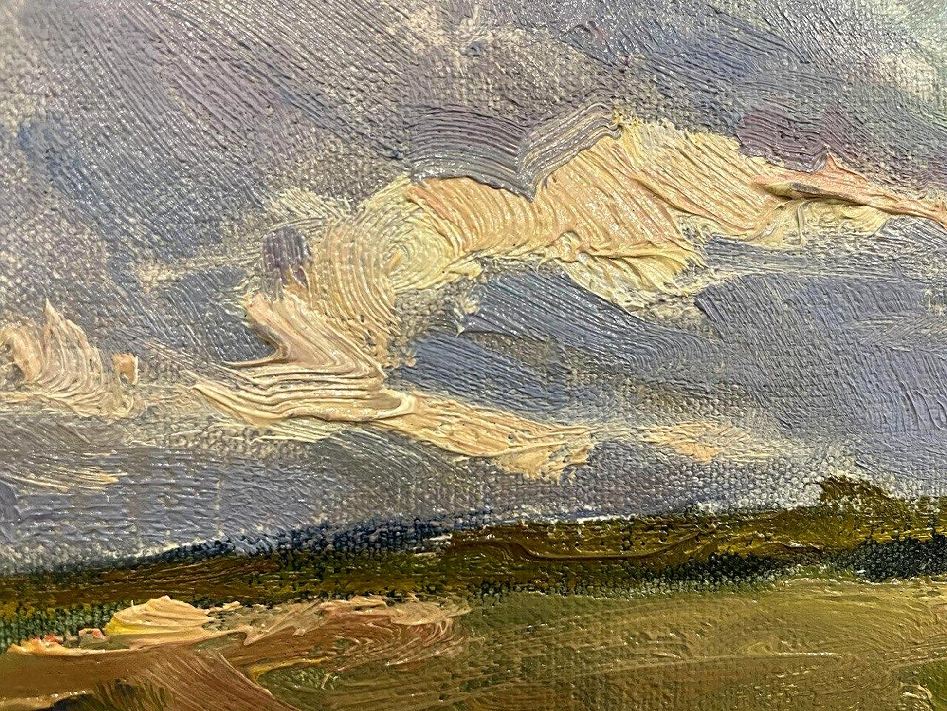 Oil painting Rural Nature Landscape Oleksandr Andreev
