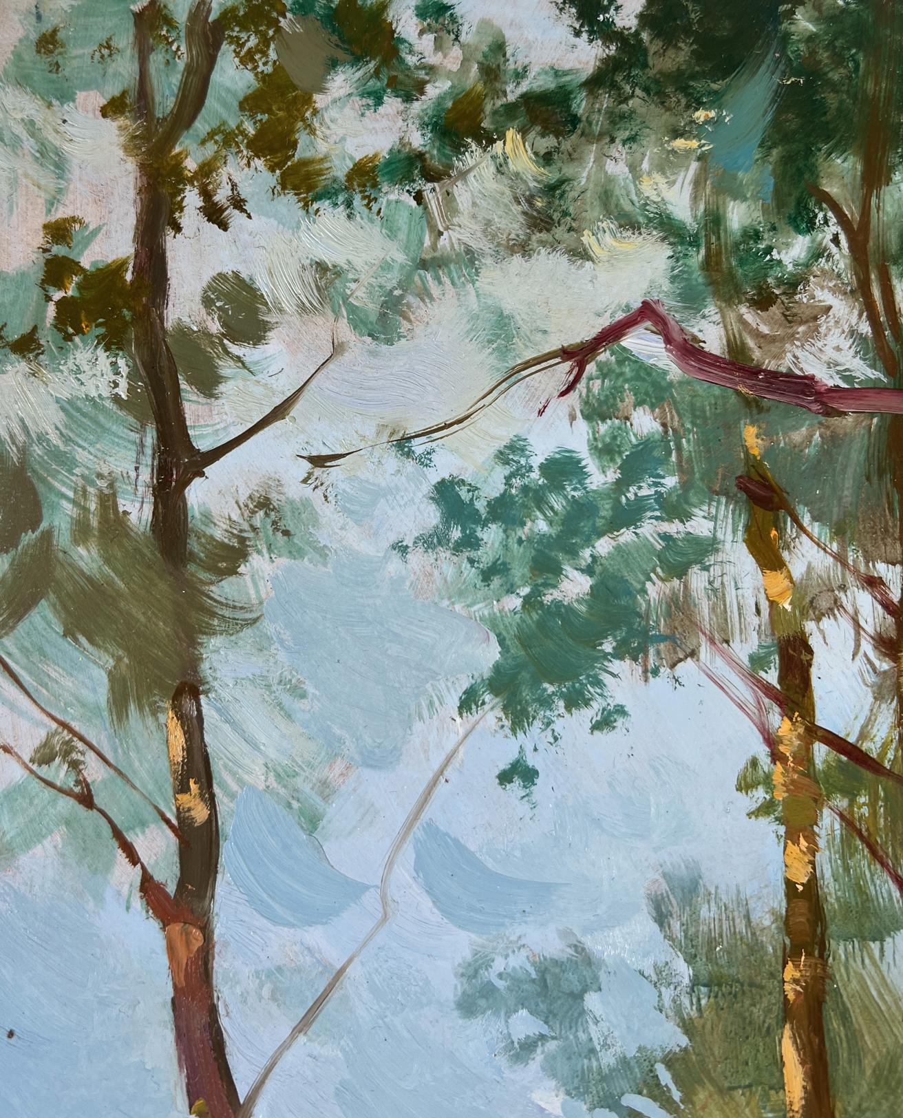 Oil painting Winter silence of the forest by Yuriy Suprunchuk