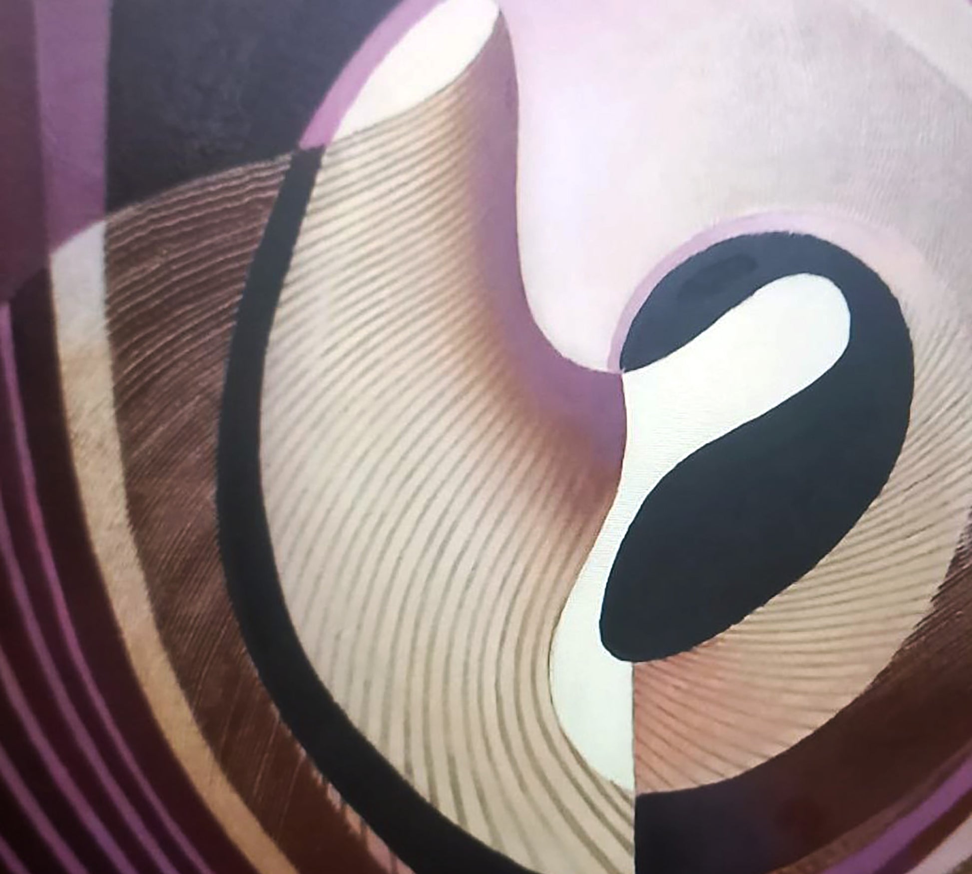 Oil painting Shell by Alexander Strashevich: abstract swirling patterns