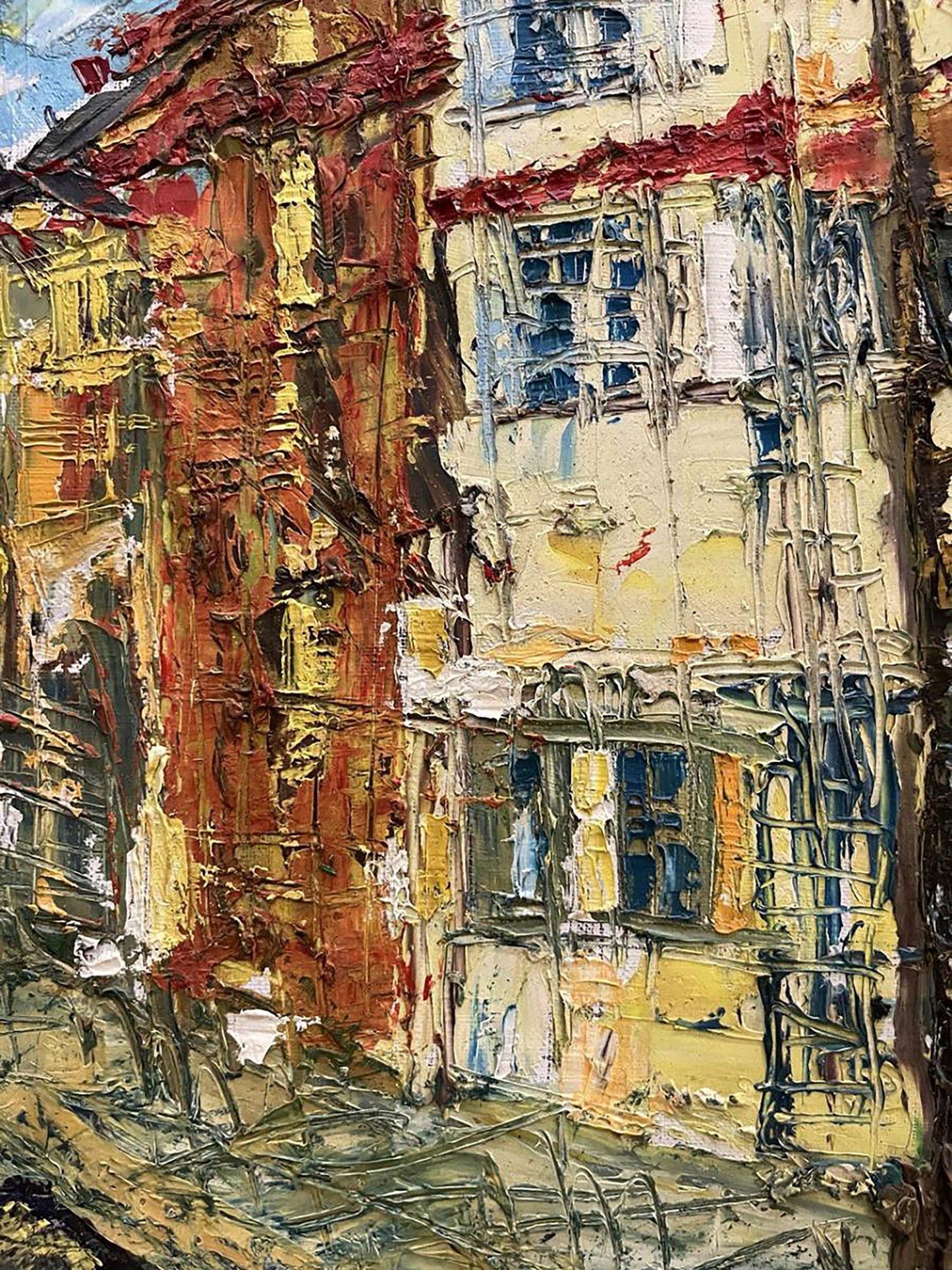Oil painting Cityscape Contemporary Art  Kovalev