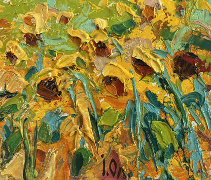 Vibrant impressionist oil painting Fragrant summer in the field by Oleksiy Ivanyuk