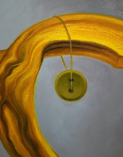 Oil painting Golden Chicken Sergey Voichenko