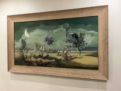 Oil painting fantasy Landscape Yuriy Laptev