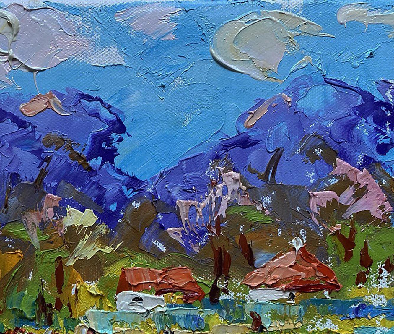 Vibrant Spring in the Village oil painting by Oleksiy Ivanyuk