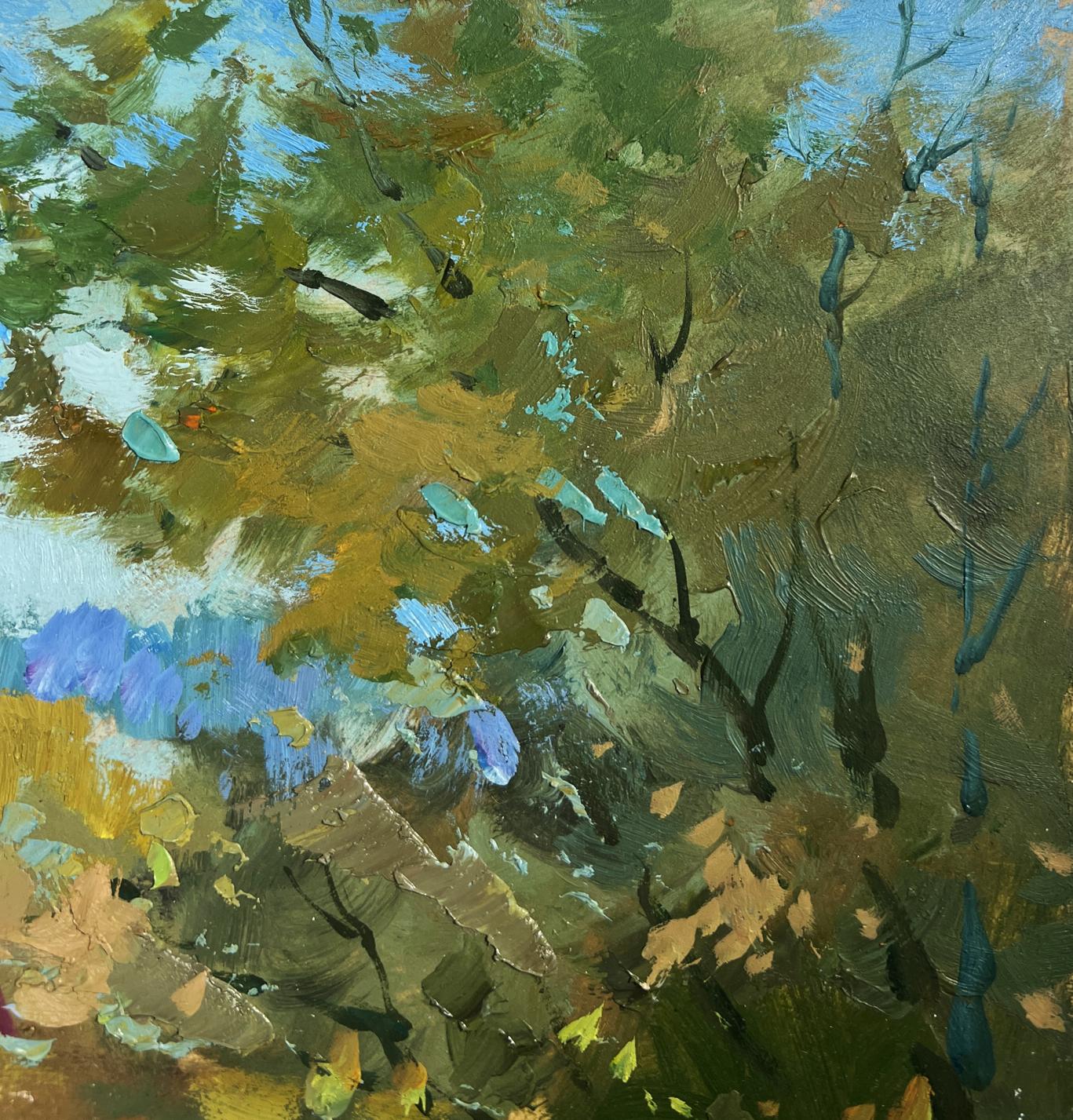 Oil painting Summer day in the outback by Yuriy Suprunchuk