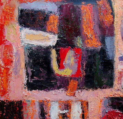 Oil painting Patchwork by Tatyana Shulyak with bold textured strokes