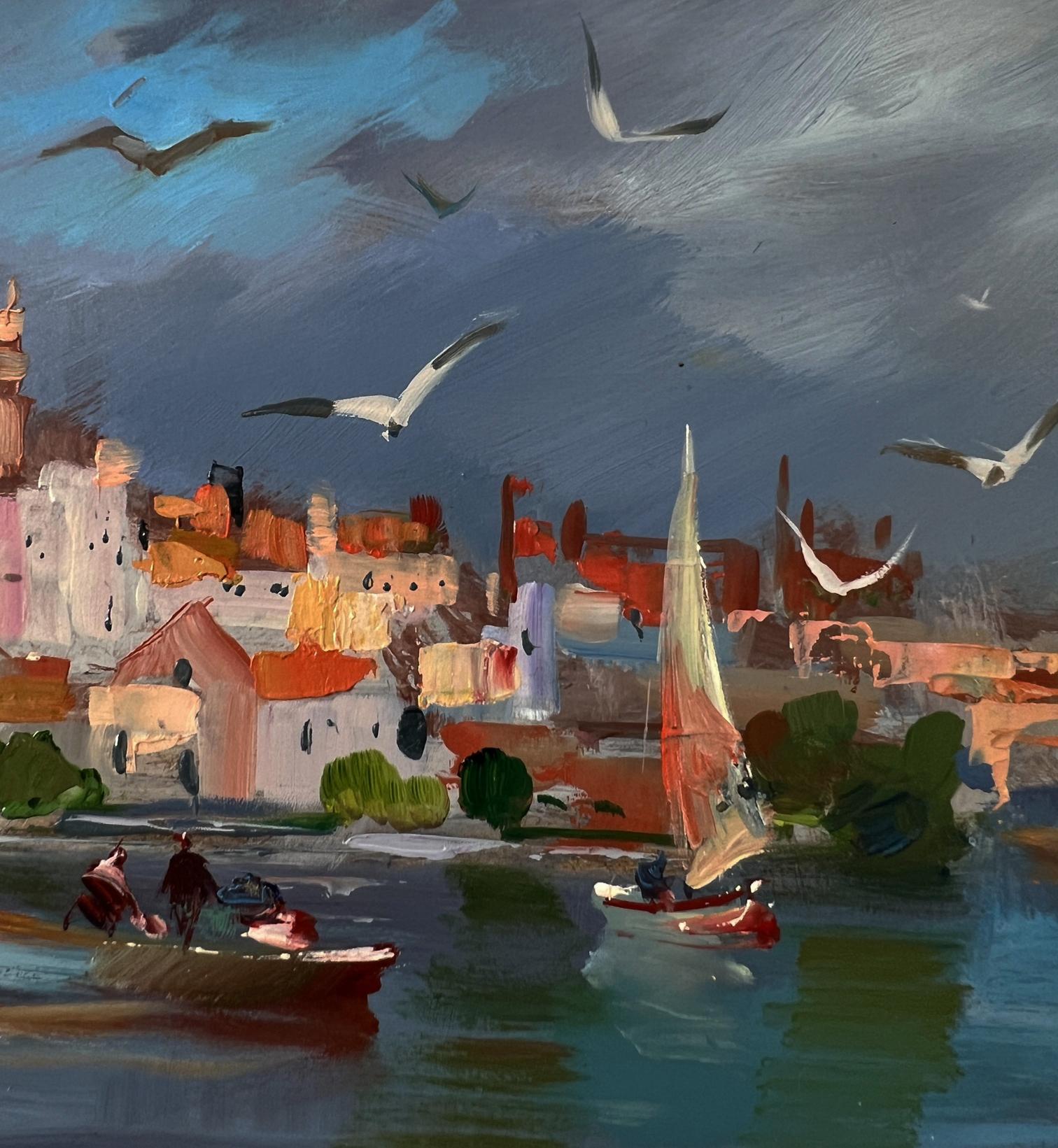 Vibrant impressionistic oil painting of Venice by Yuriy Suprunchuk