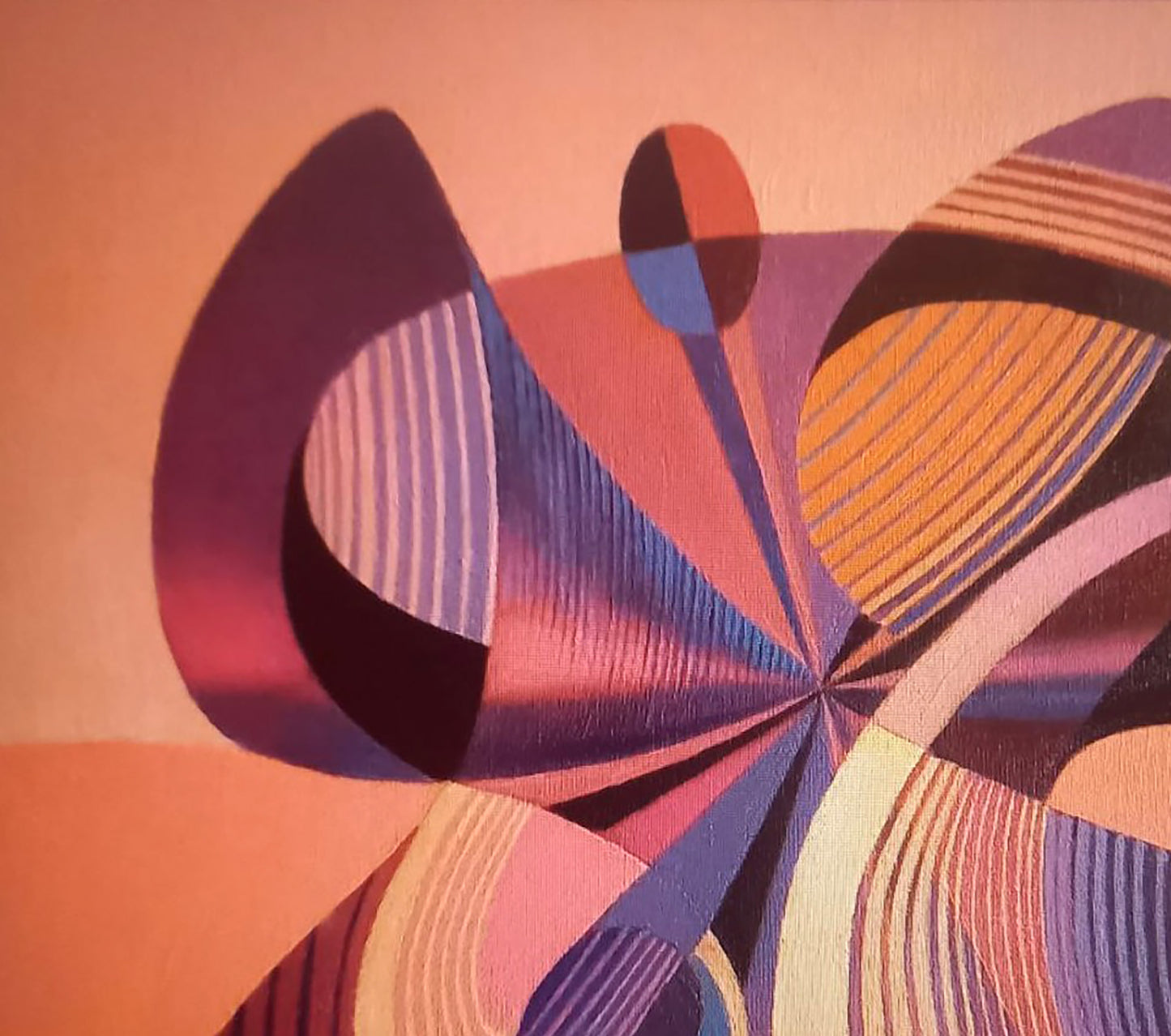 Vibrant abstract oil painting sculpture by Alexander Strashevich