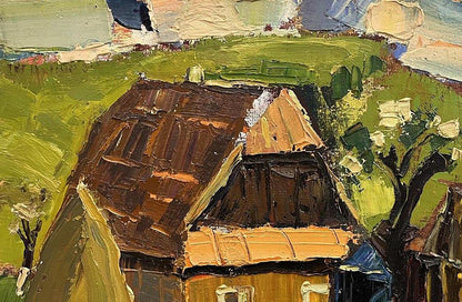 Oil painting Country house Anatoly Tertychny