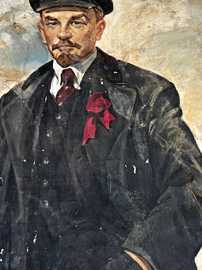 Oil painting Portrait of Lenin Konstantin Filatov