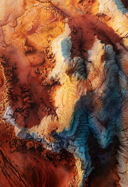 Acrylic painting Badlands With A View Johannes Wessmark