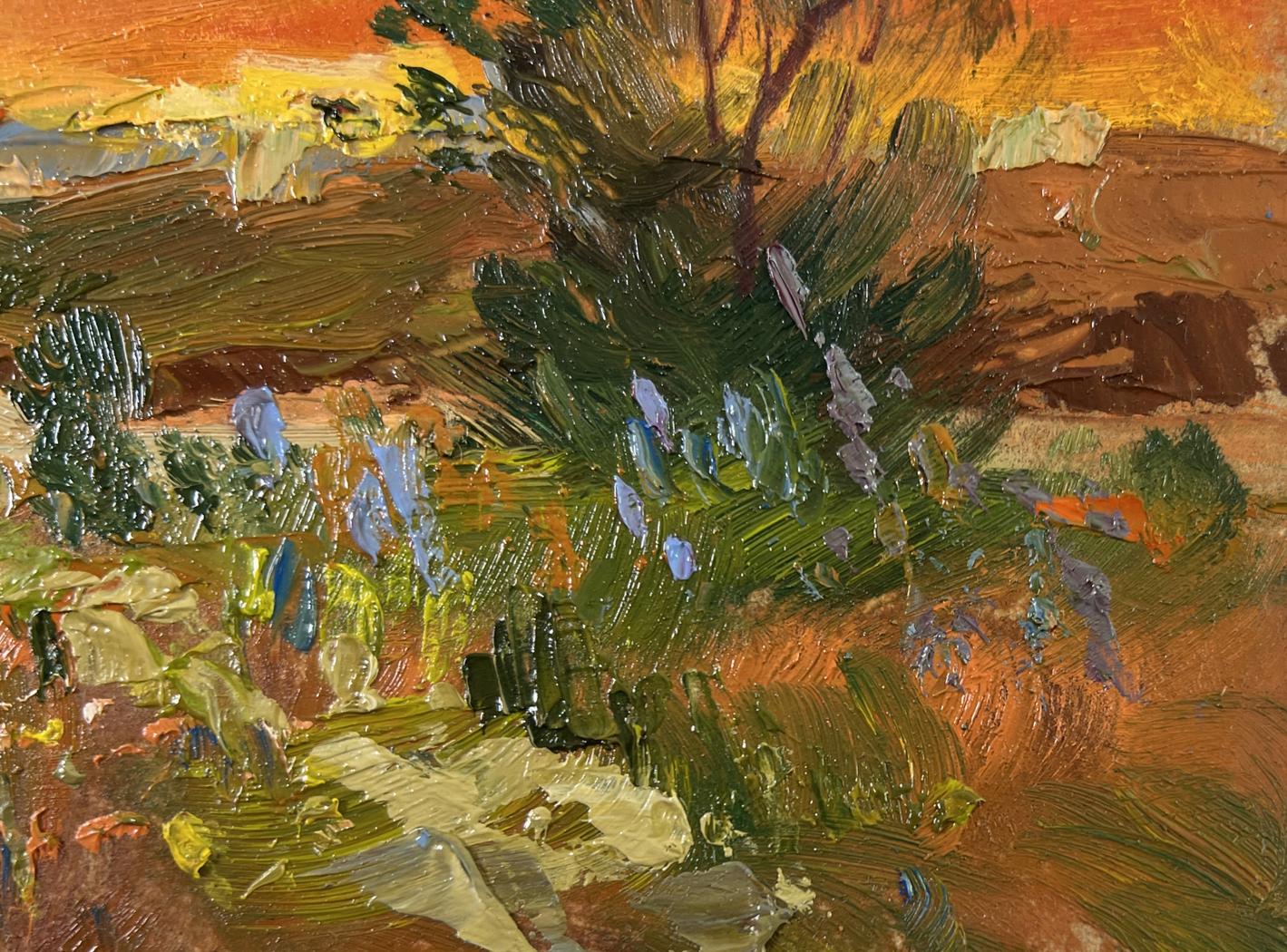 Vibrant impressionist oil painting Evening moment by Yuriy Suprunchuk