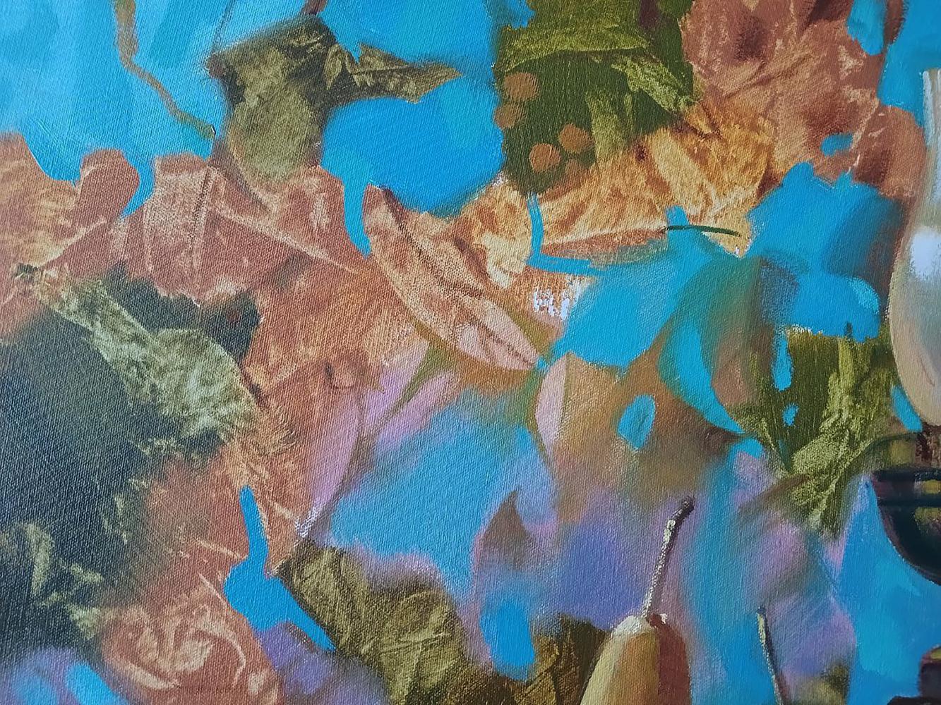 Abstract oil painting Autumn still life by Anatoly Tarabanov