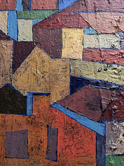 Oil painting Abstract City View Serhiy Kovalev