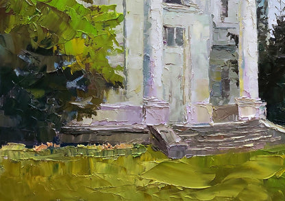Oil painting of White Administration Building by Boris Serdyuk