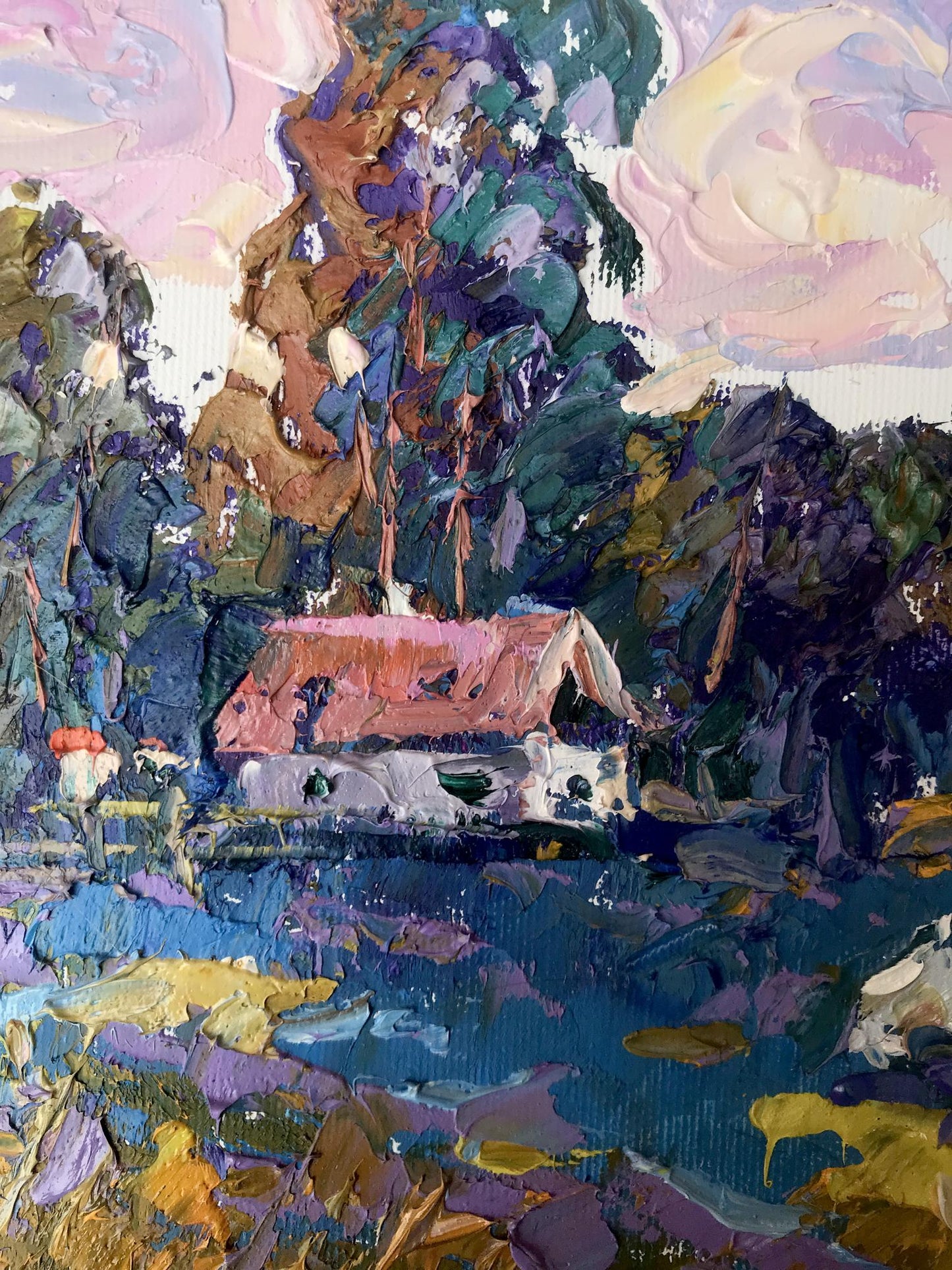 Oil Painting Forest Nature Landscape 