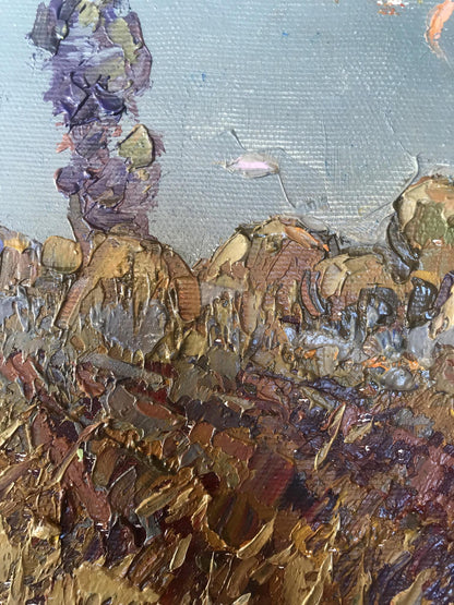 Oil Painting Evening Nature Landscape 