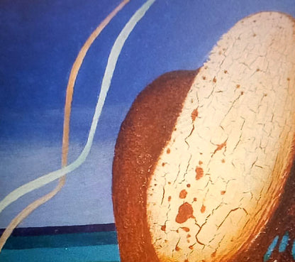 Oil painting Cocoon by Alexander Strashevich: cracked earth-toned potato