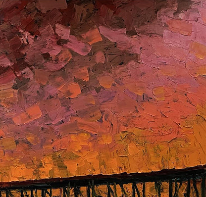 Oil painting Landscape expressionism Serhiy Kovalev