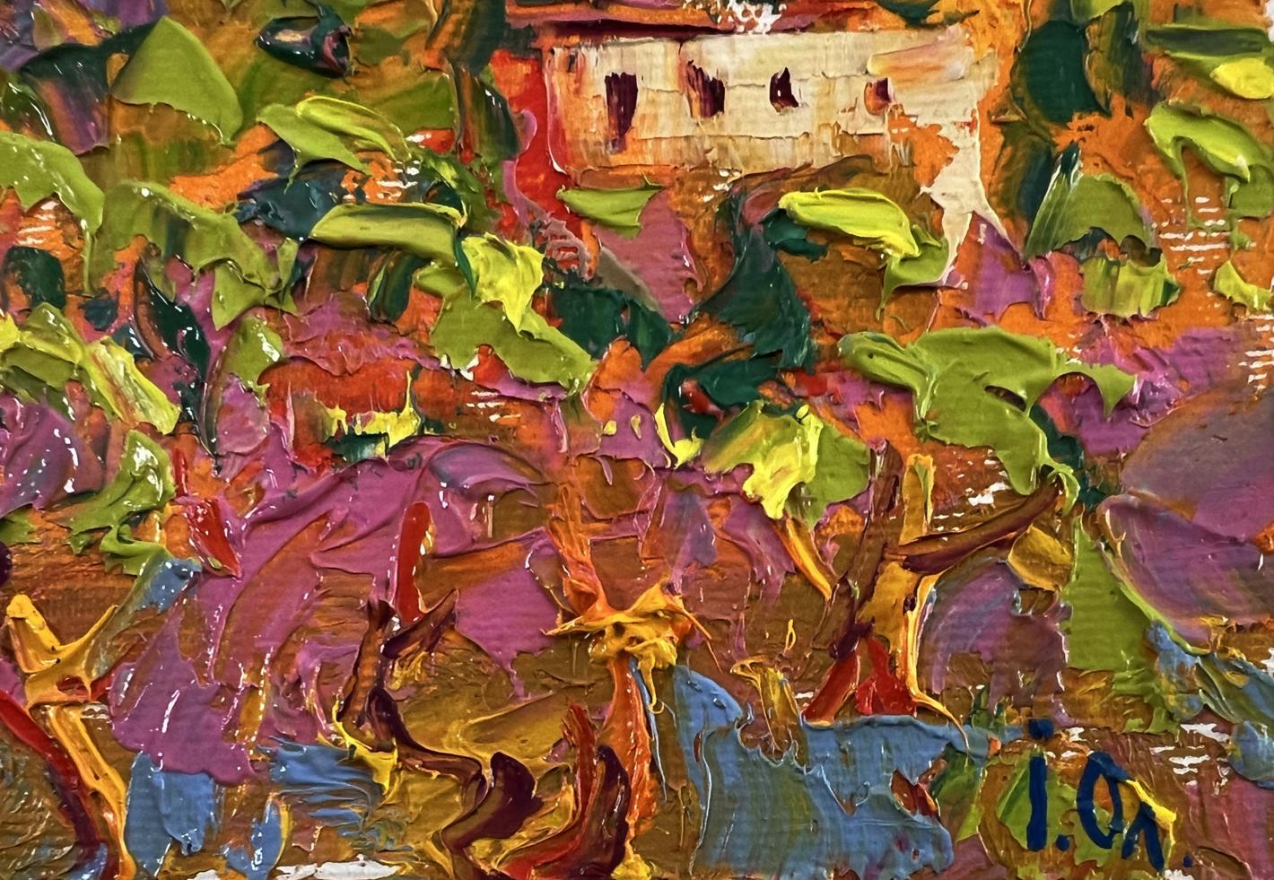 Vibrant impressionist oil painting Dynamics of the daytime city by Oleksiy Ivanyuk