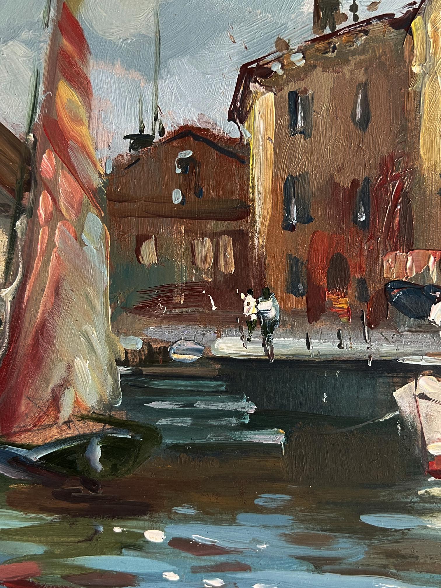 Oil painting of ancient Venice streets by Yuriy Suprunchuk