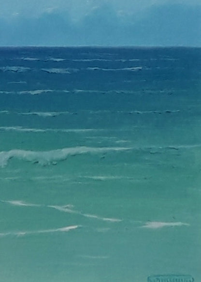 Vibrant turquoise ocean waves by Vasily Korkishko oil painting
