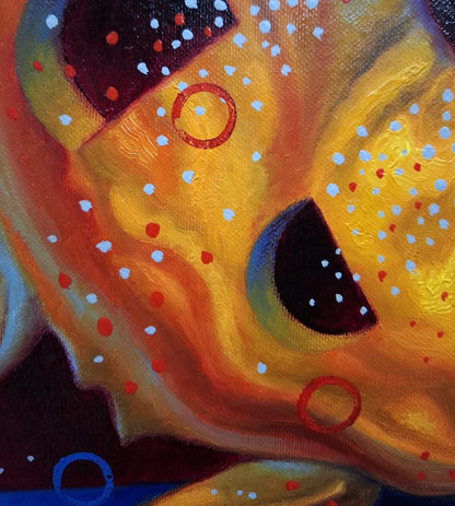 Oil painting Golden Chimera Sergey Voichenko