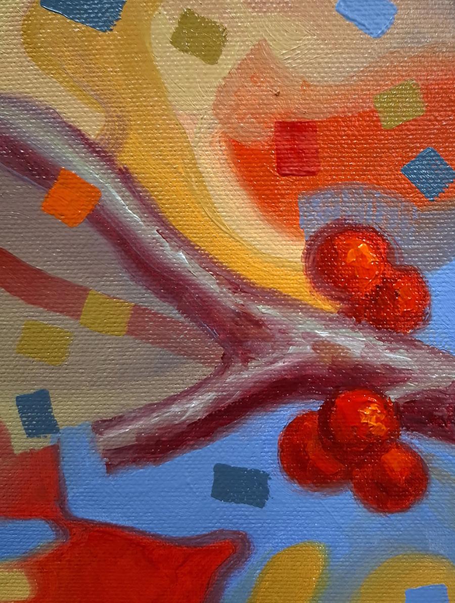 Oil painting Red Cardinal Sergey Voichenko