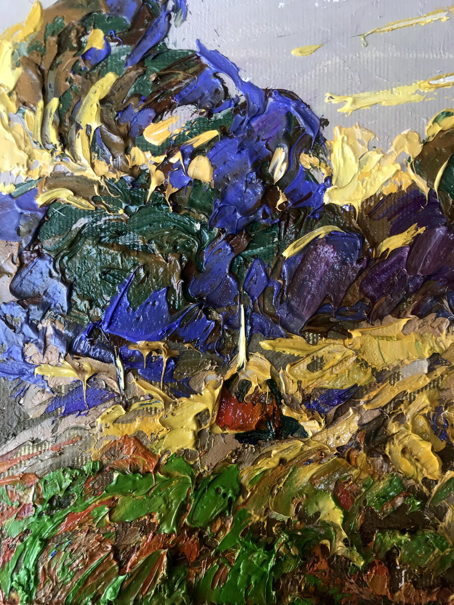 Oil Painting Autumn Nature Landscape 