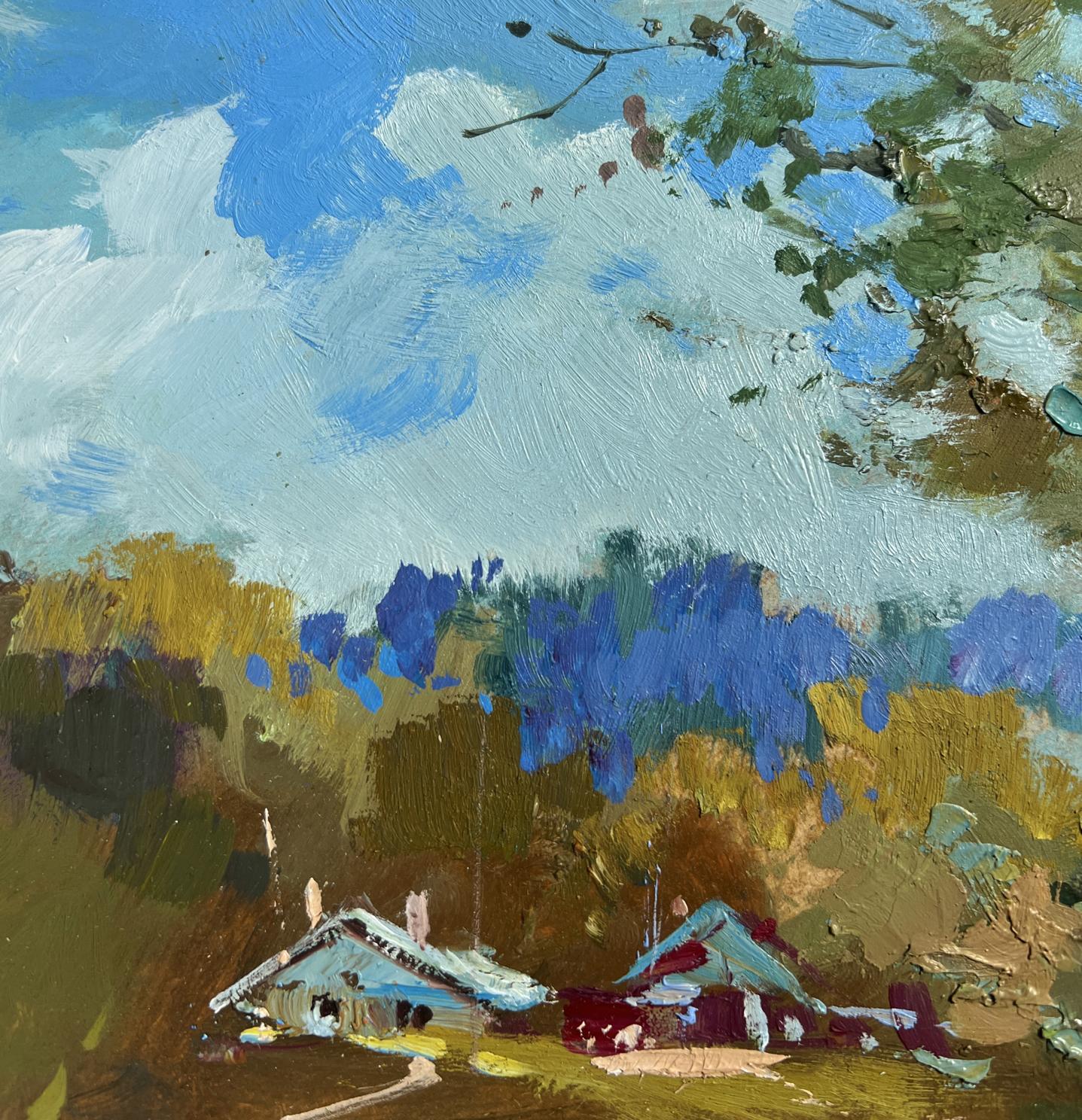 Oil painting Summer day in the outback by Yuriy Suprunchuk