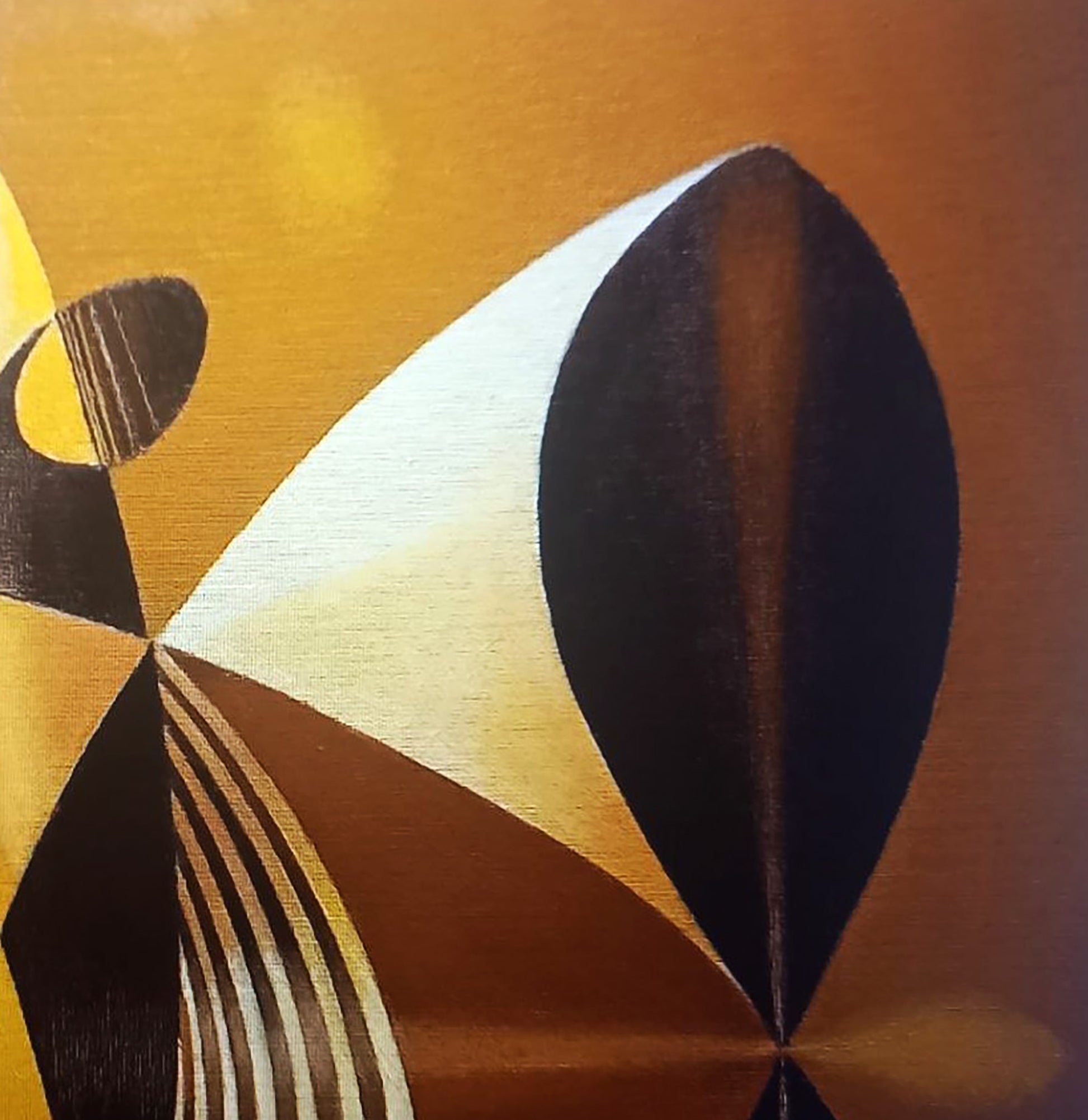 Oil painting Form by Alexander Strashevich with bold geometric shapes