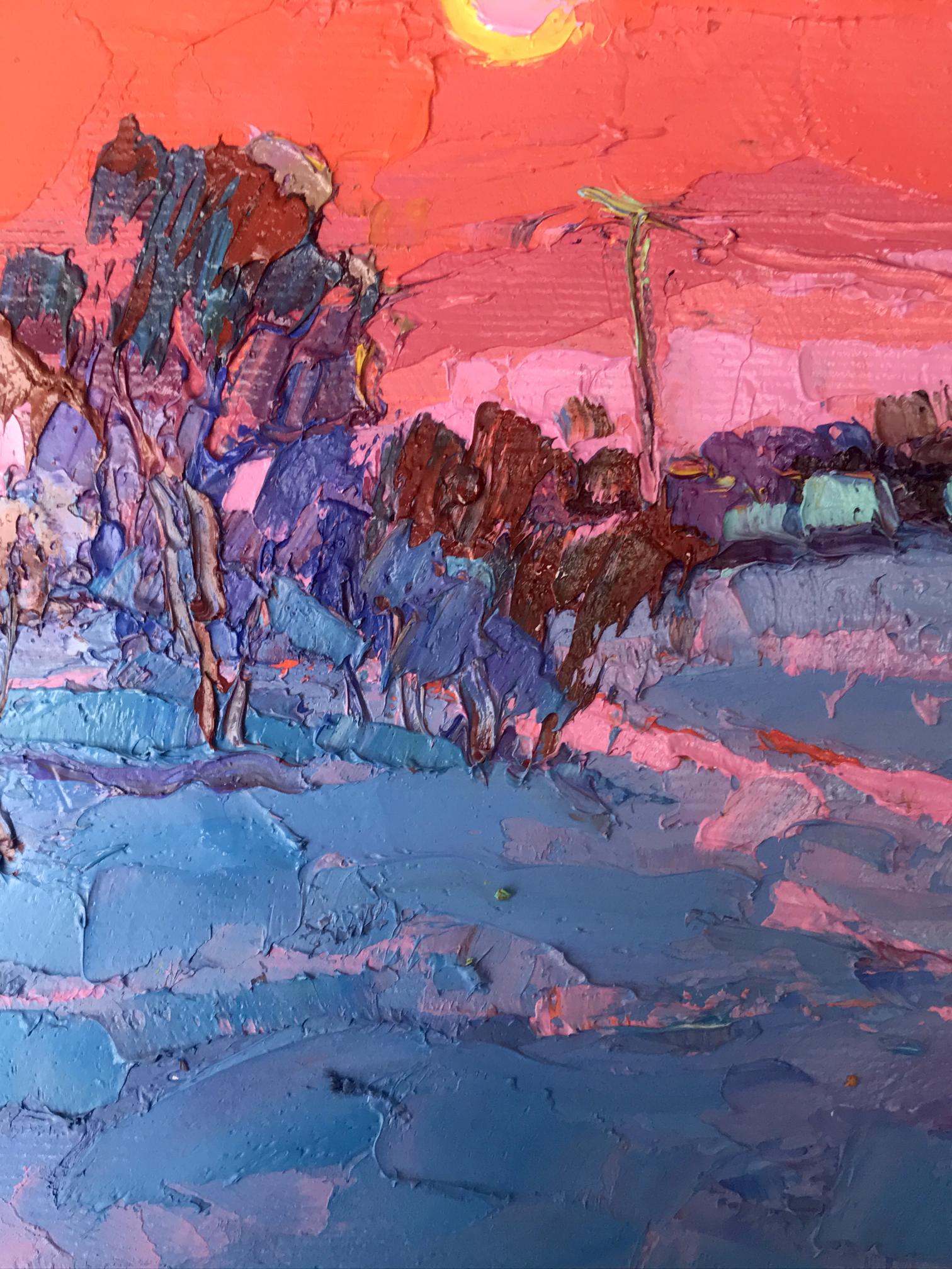 Winter Village landscape 