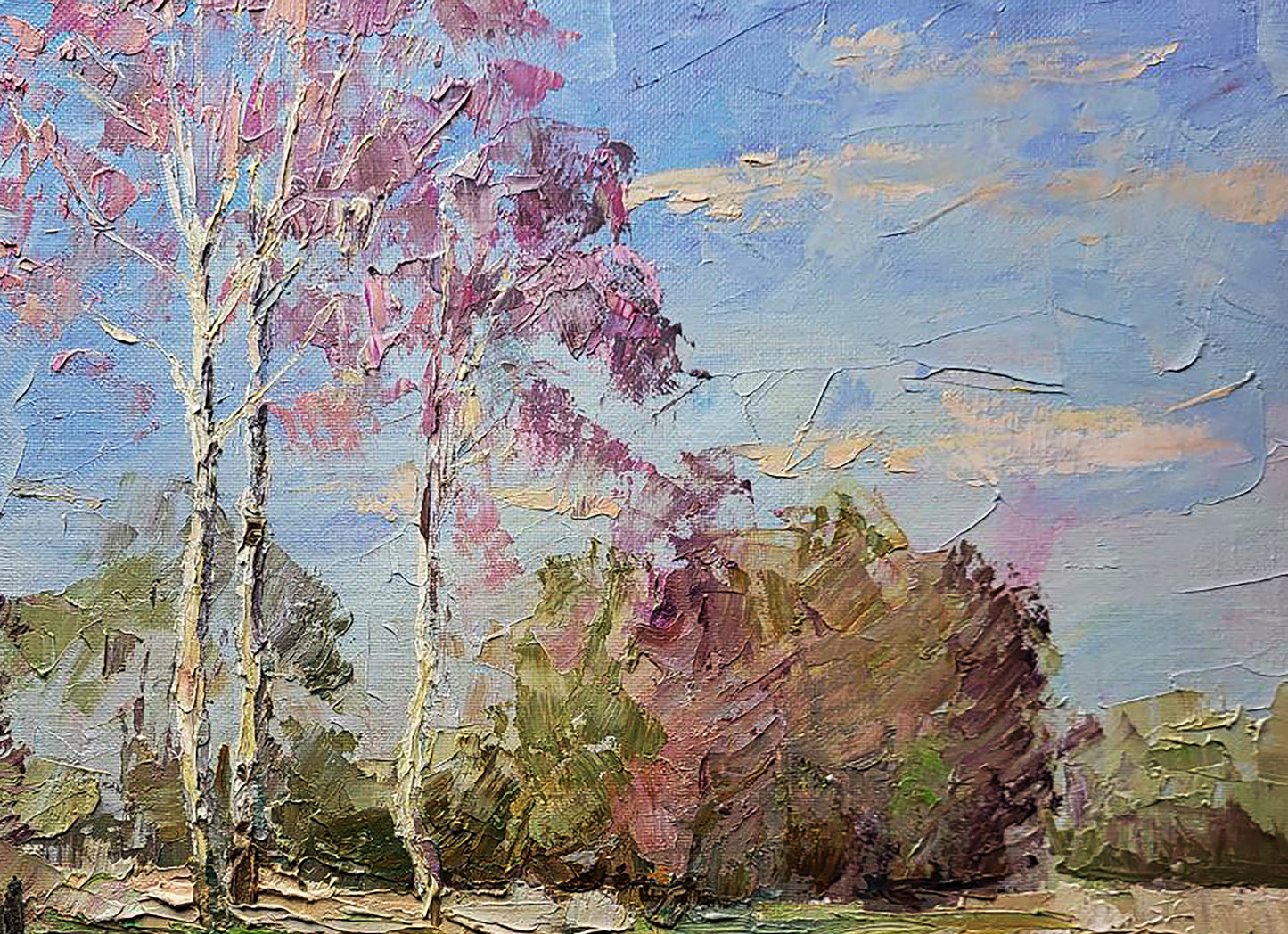 Oil painting Outskirts Serdyuk Boris Petrovich