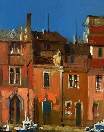 Oil painting of Old Venice street by Yuriy Suprunchuk
