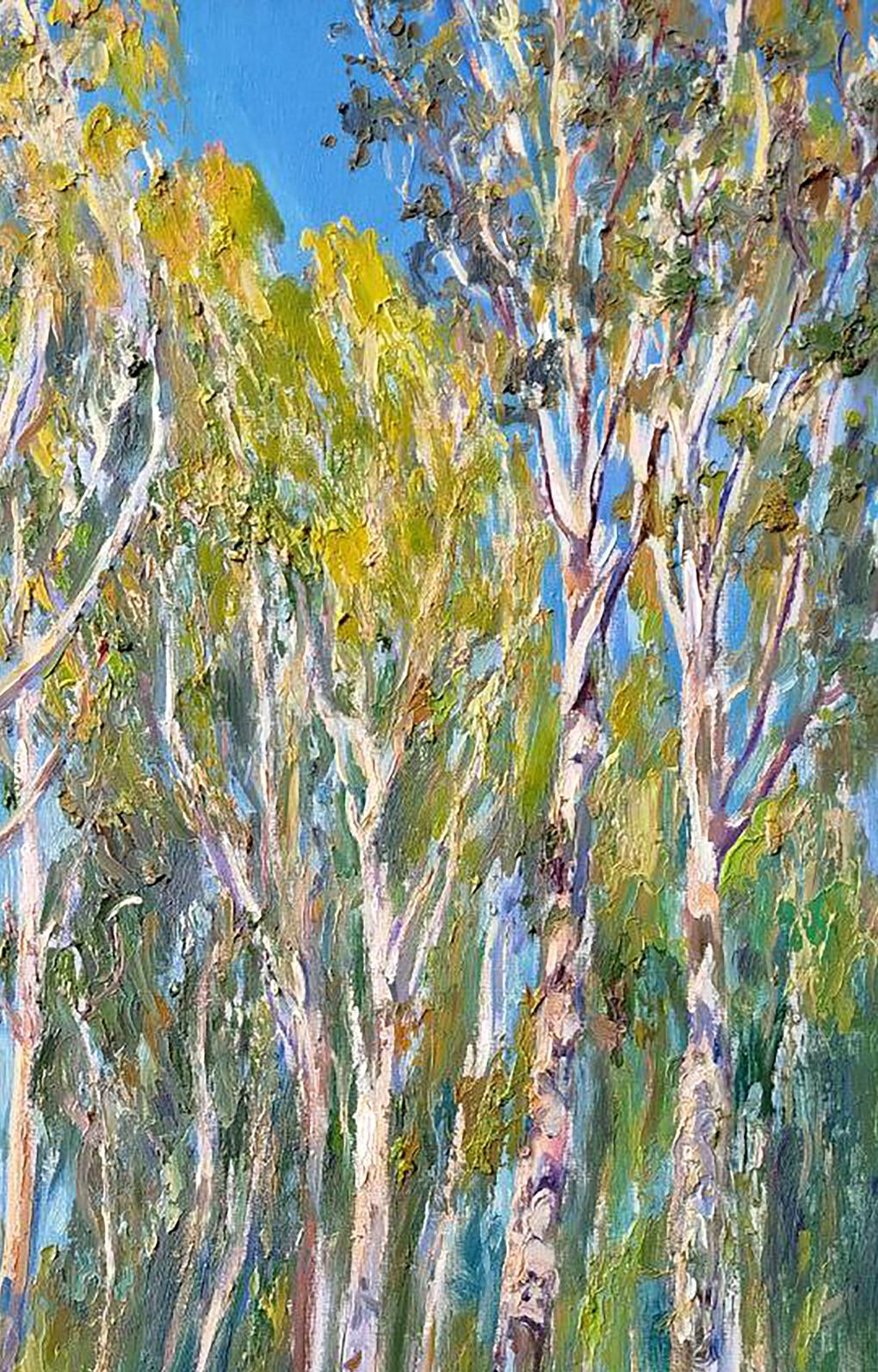 Vibrant impressionist oil painting Sunny morning by Leonid Pavlenko