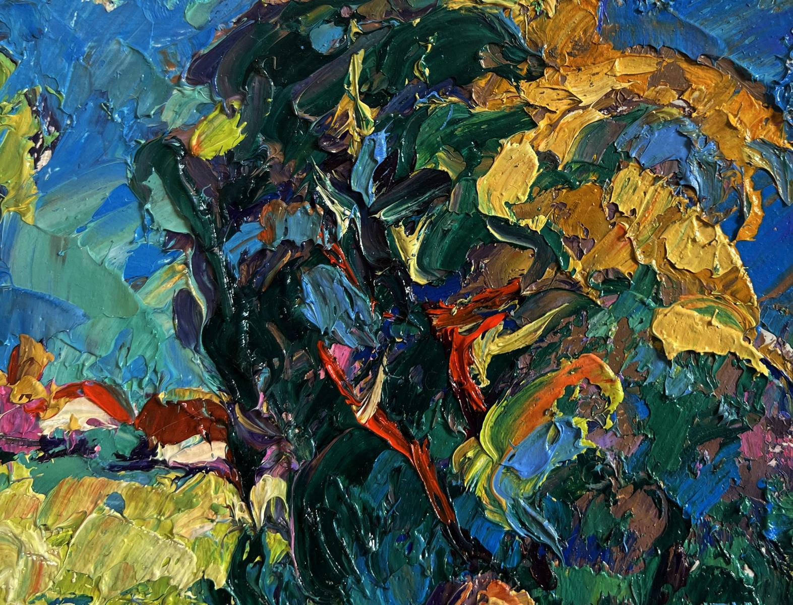 Vibrant impressionist oil painting After the Rain Freshness by Oleksiy Ivanyuk