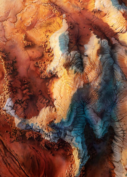 Acrylic painting Badlands With A View Johannes Wessmark