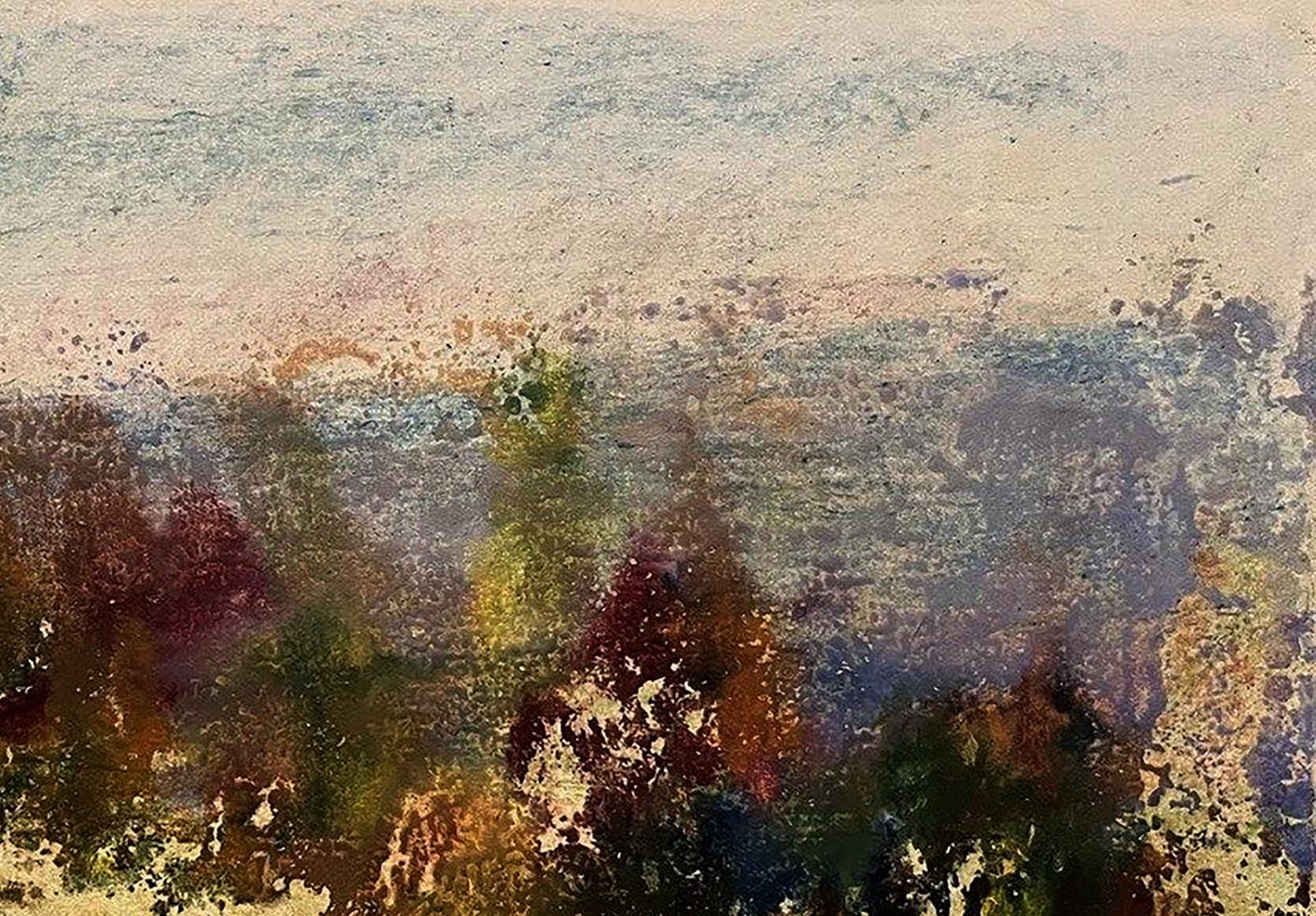 Abstract oil painting Thoughts about nature by Pavlo Miroshnychenko