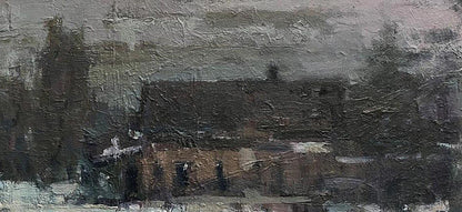 Textured impressionistic oil painting In Peace by Volodymyr Pashchenko
